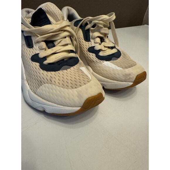 Sorel Kinetic RNEGD Lace Float Sneakers Womens 6.5 Cream Blue - Picture 6 of 6